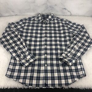 Untuckit Mens Shirt Size Medium Slim Fit Plaid Button Up Long Sleeve